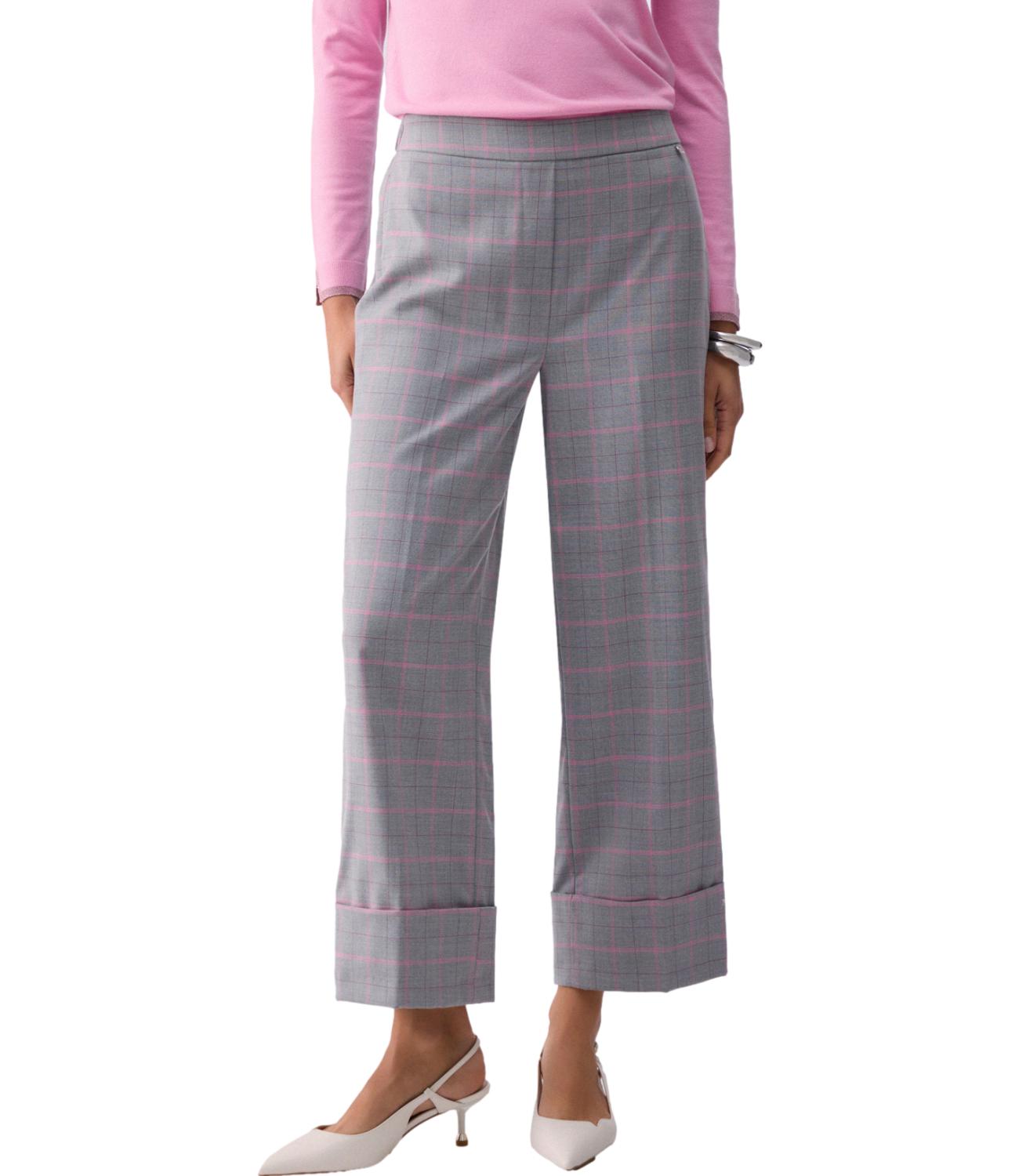 Liu jo Pantalone Check/peaches da Donna