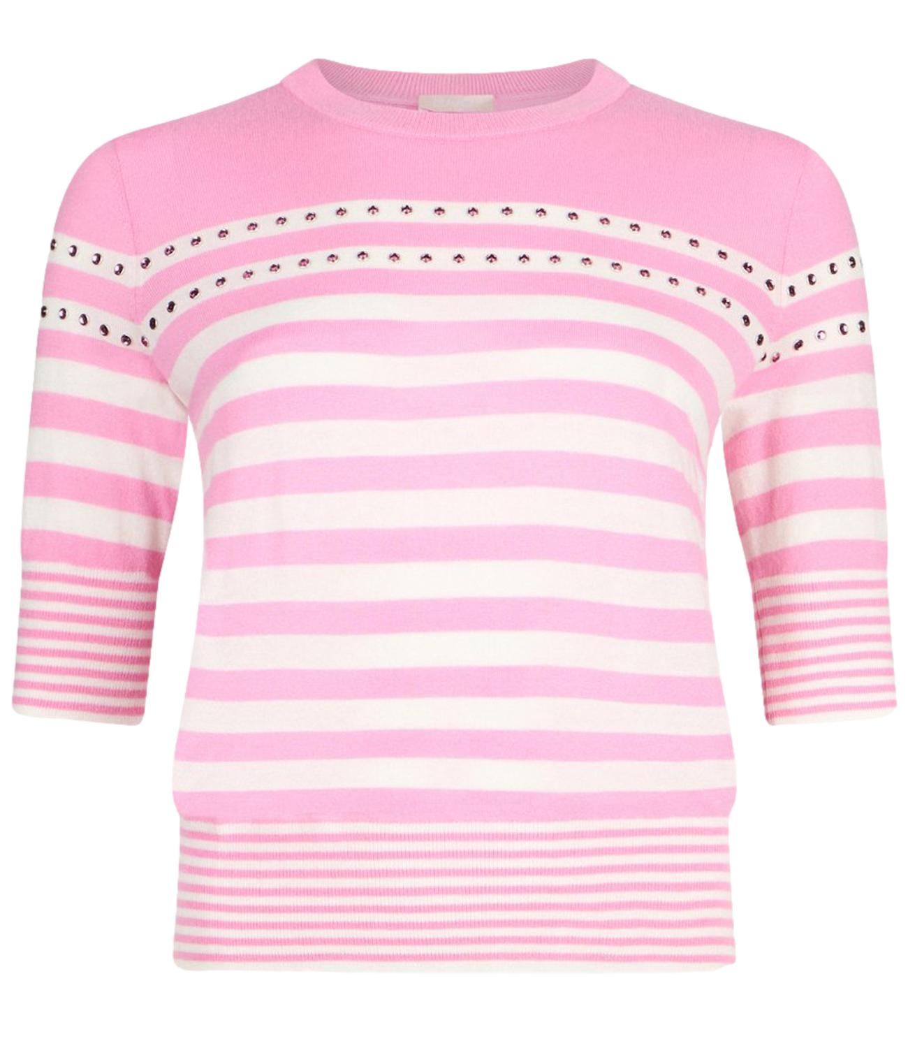 Liu Jo Maglia Rosa/Bianco Donna