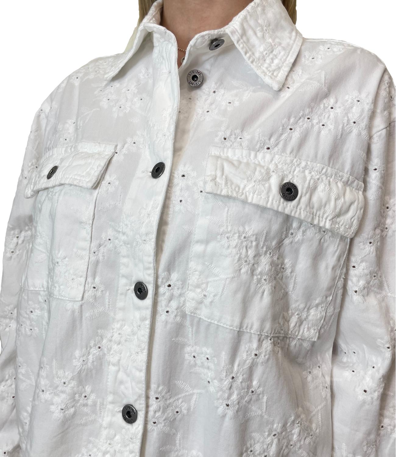 Liu Jo Camicia Bianco Lana Donna