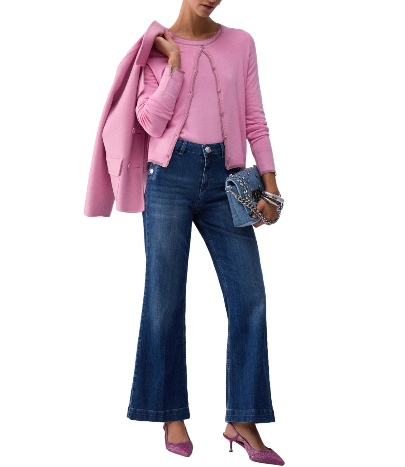Liu Jo Maglia Cardigan Pesca Donna