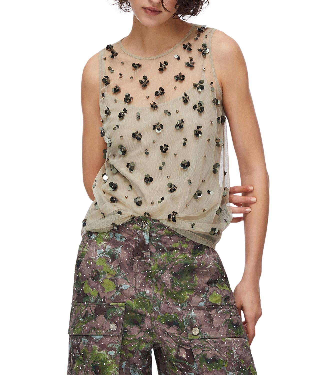 Liu Jo Top Dark Olive Donna