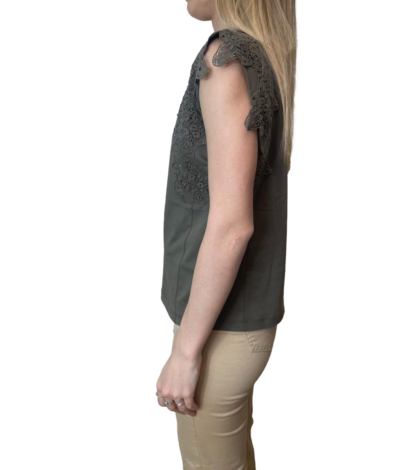 Liu Jo T-Shirt Dark Olive Donna