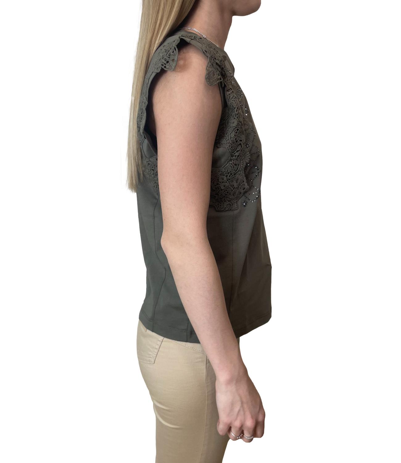 Liu Jo T-Shirt Dark Olive Donna