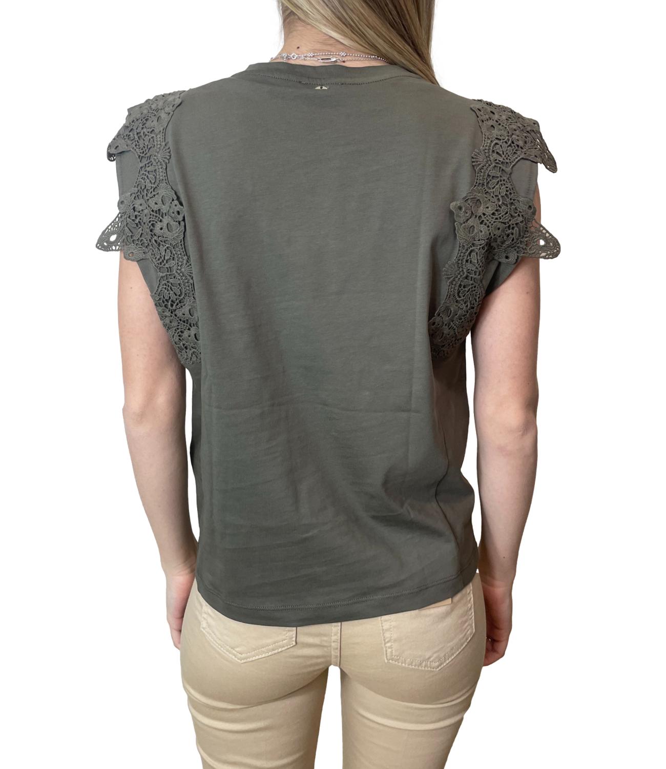 Liu Jo T-Shirt Dark Olive Donna