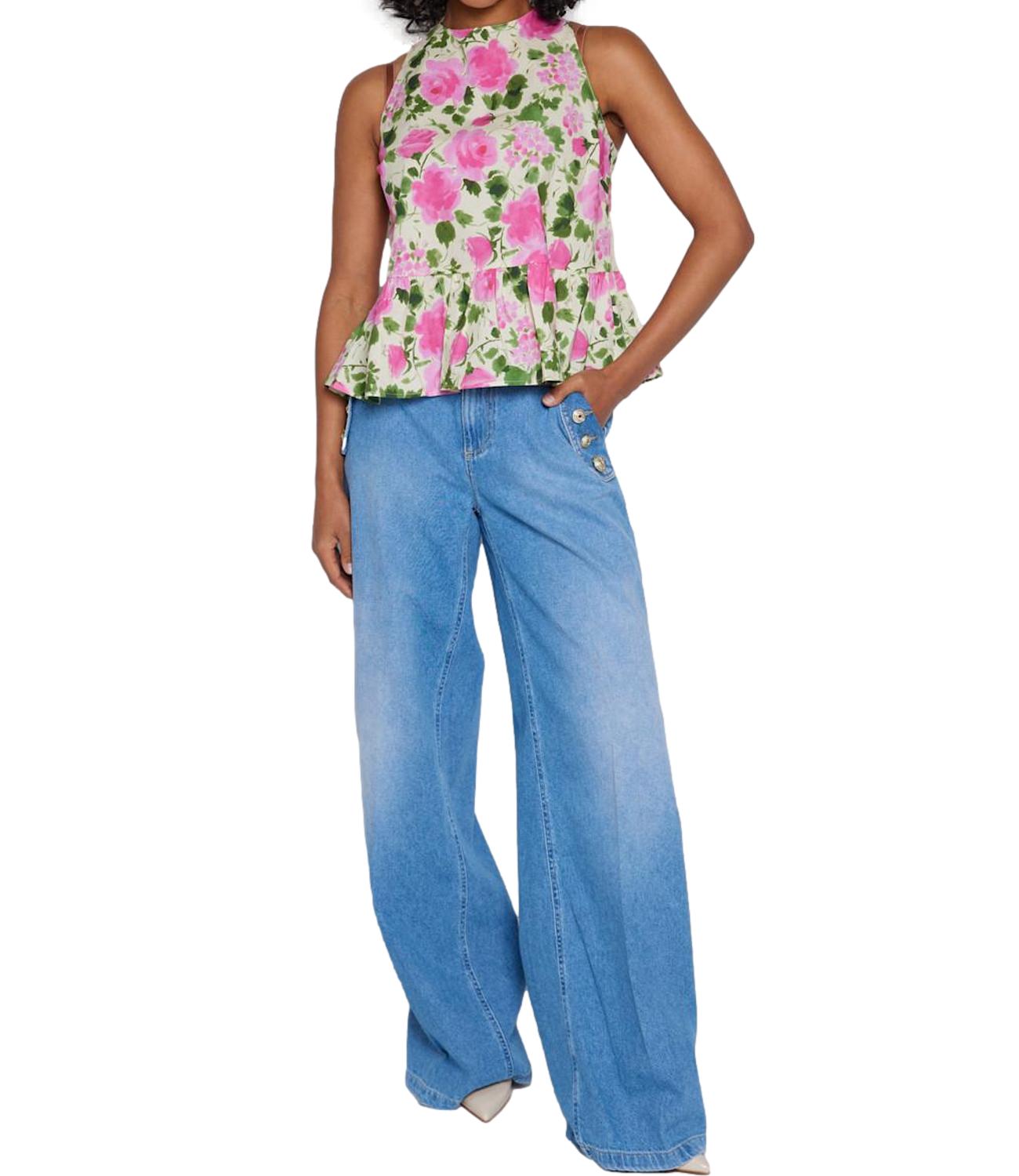 Liu jo Top Naive Roses da Donna