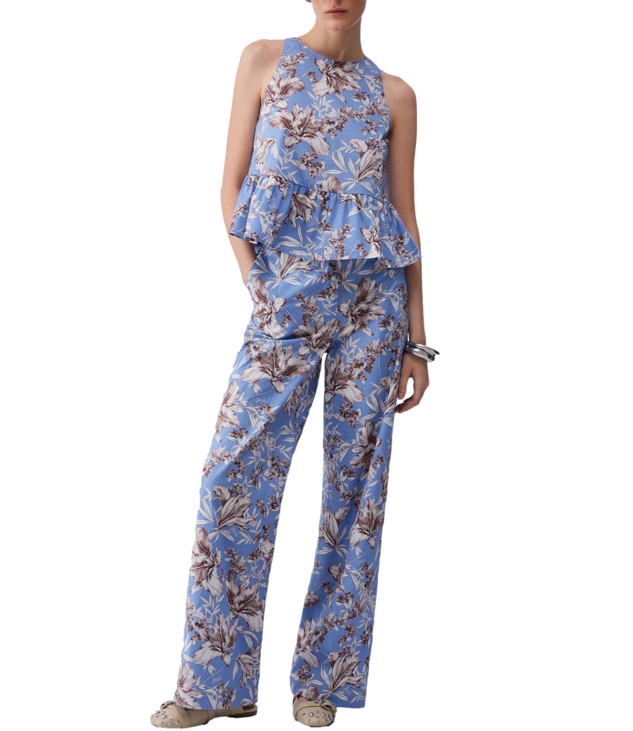 Liu Jo Top Blu Wave Liles Donna