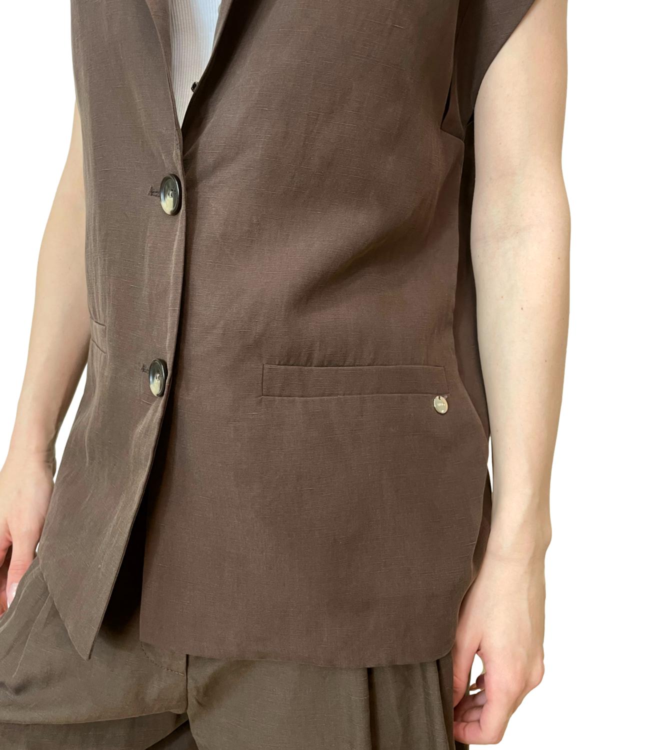 Liu Jo Gilet Bianco Sacher Donna