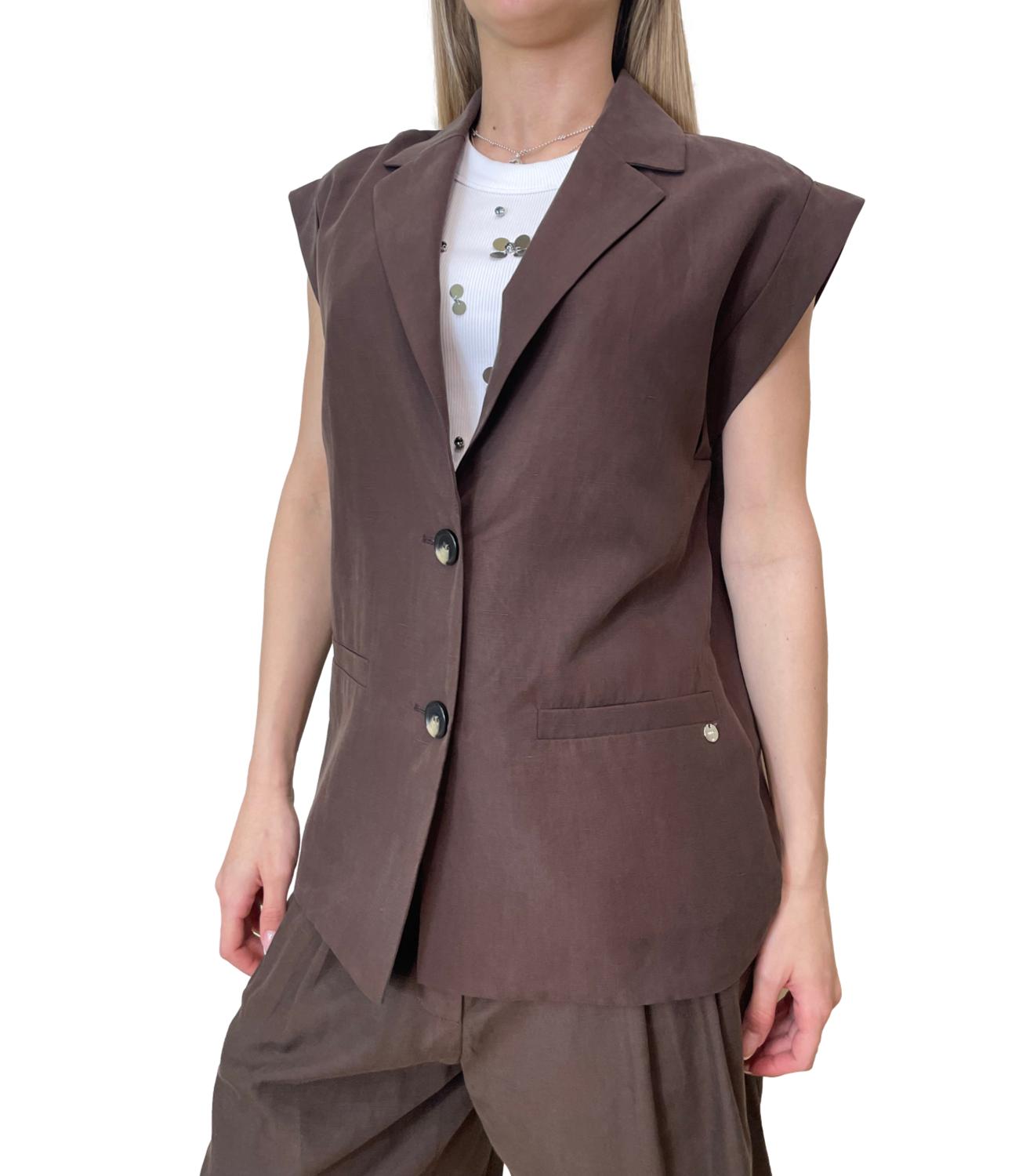 Liu Jo Gilet Bianco Sacher Donna