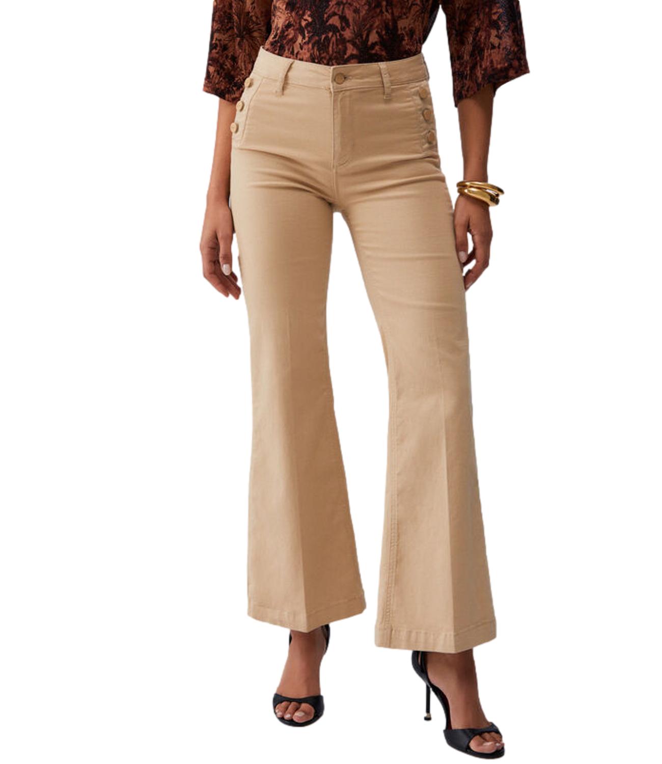 Liu jo Pantalone Cream Beige da Donna