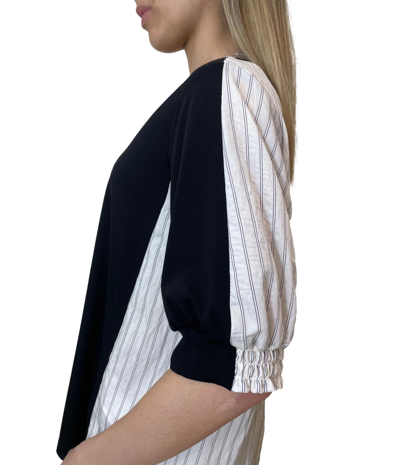Liu Jo T-shirt Nero/Bianco Donna