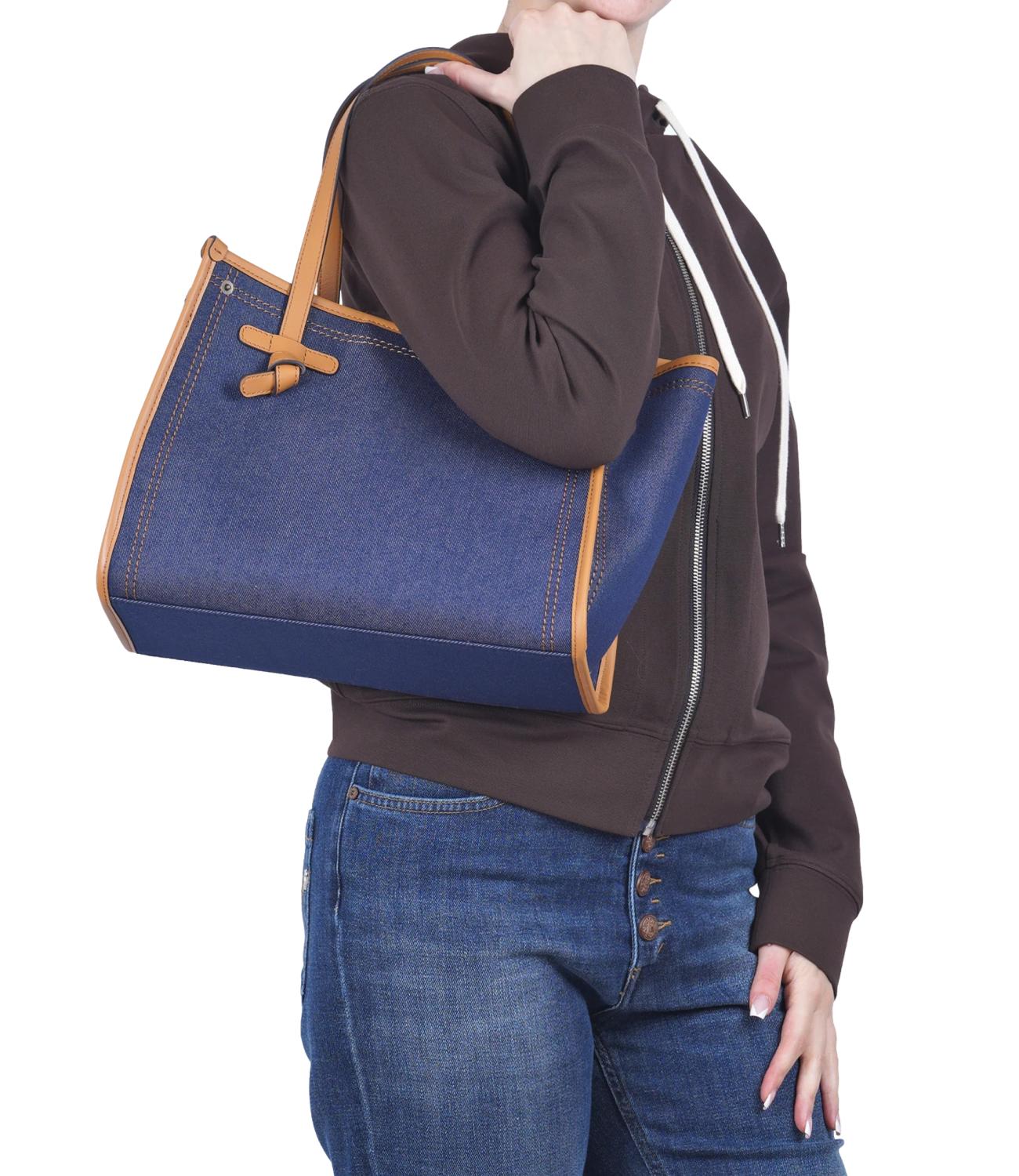 MARCELLA by GIANNI CHIARINI borsa blue/mou donna