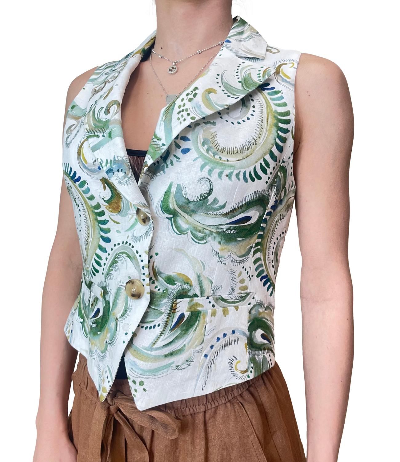 Marella Gilet Bianco Ottico da Donna