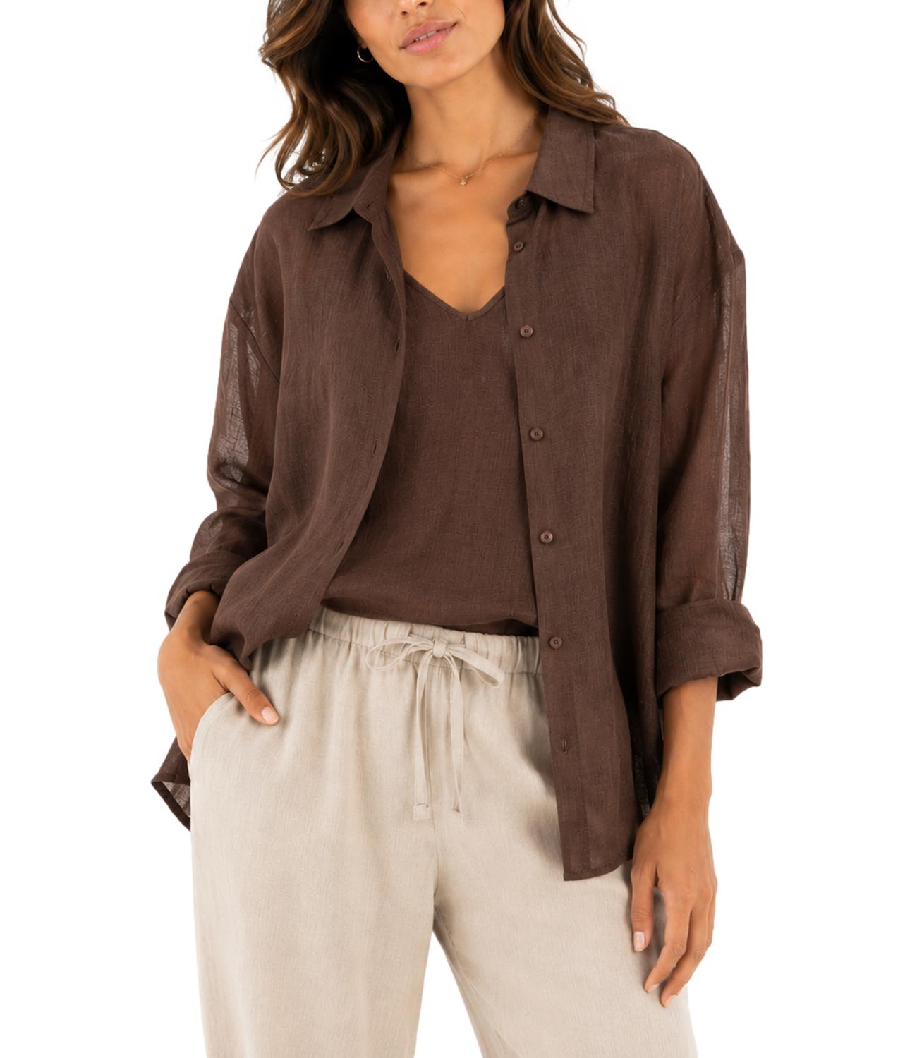 Max Mara Studio Camicia Argilla da Donna