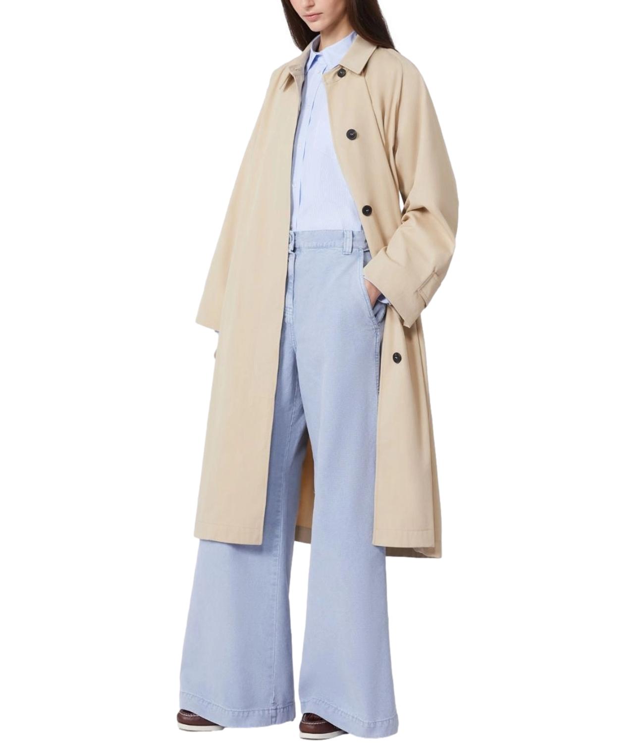 Max Mara Weekend Impermeabile/Trench Beige da Donna