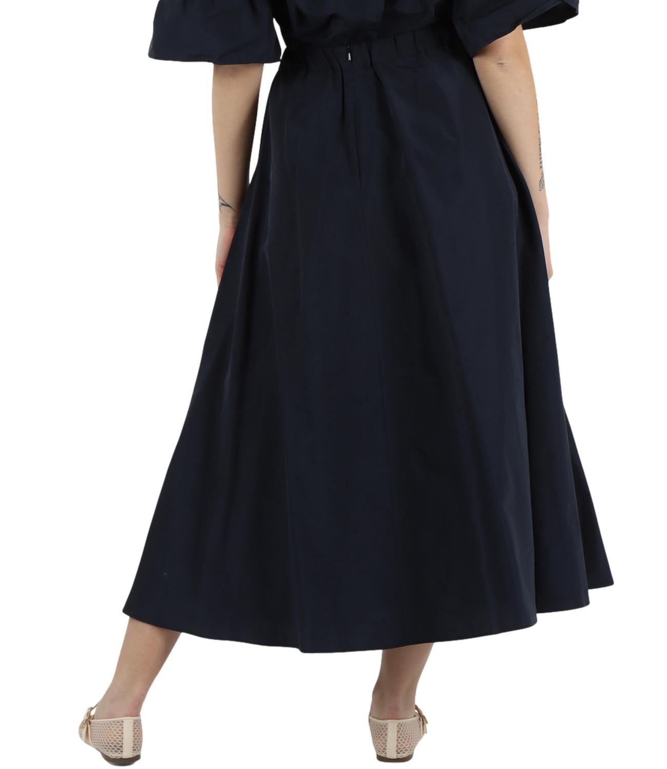 Max Mara Weekend Gonna Wkdformica Blu Donna