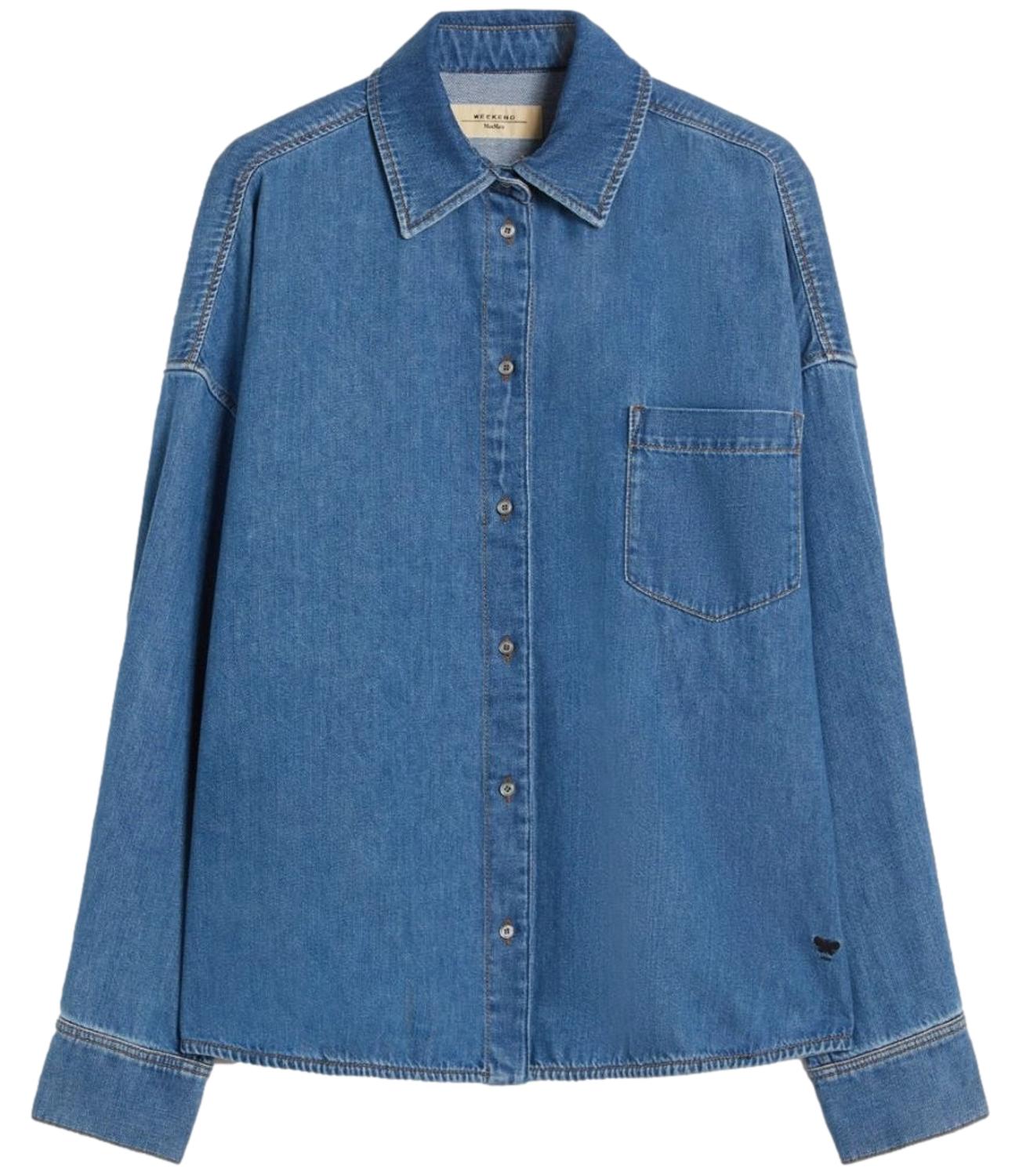 Max Mara Weekend Camicia Wkdfoggia Blu Donna