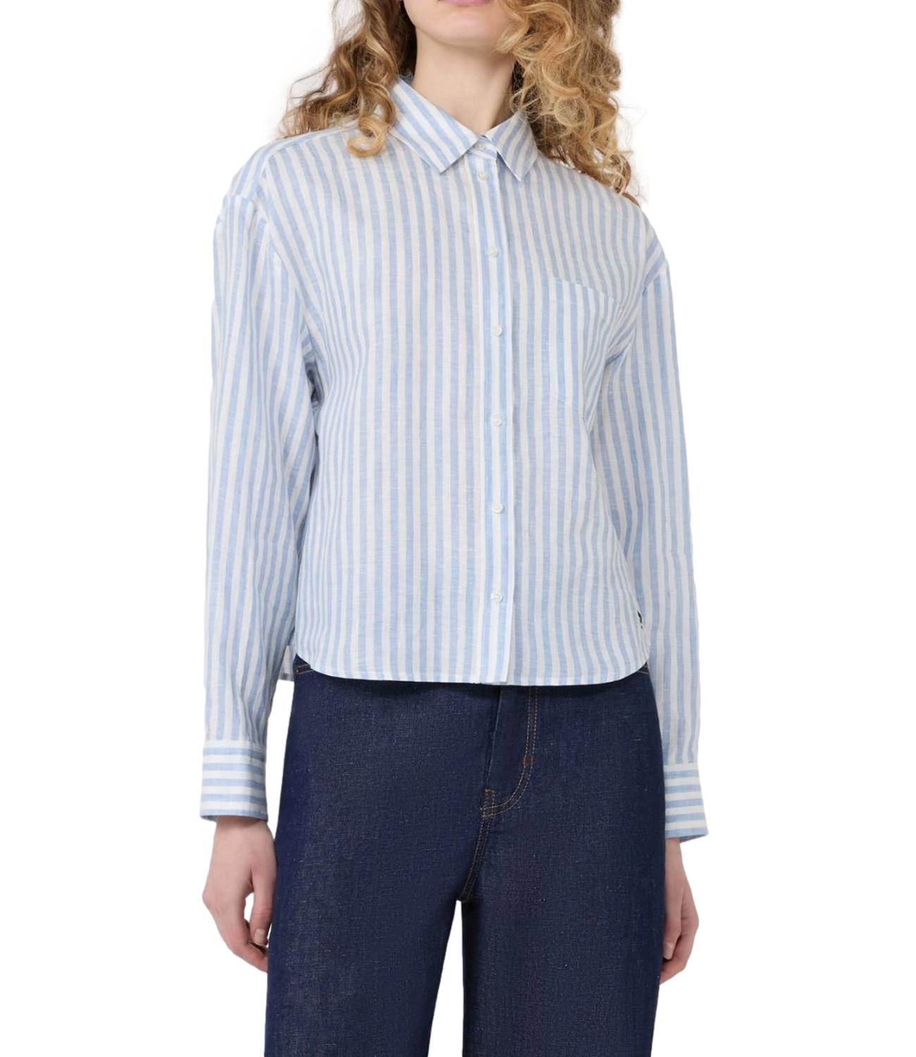 MAX MARA WEEKEND camicia Wkdalbatro azzurro donna