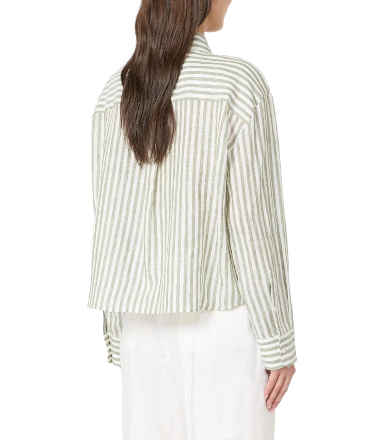 MAX MARA WEEKEND camicia Wkdalbatro verde kaki donna