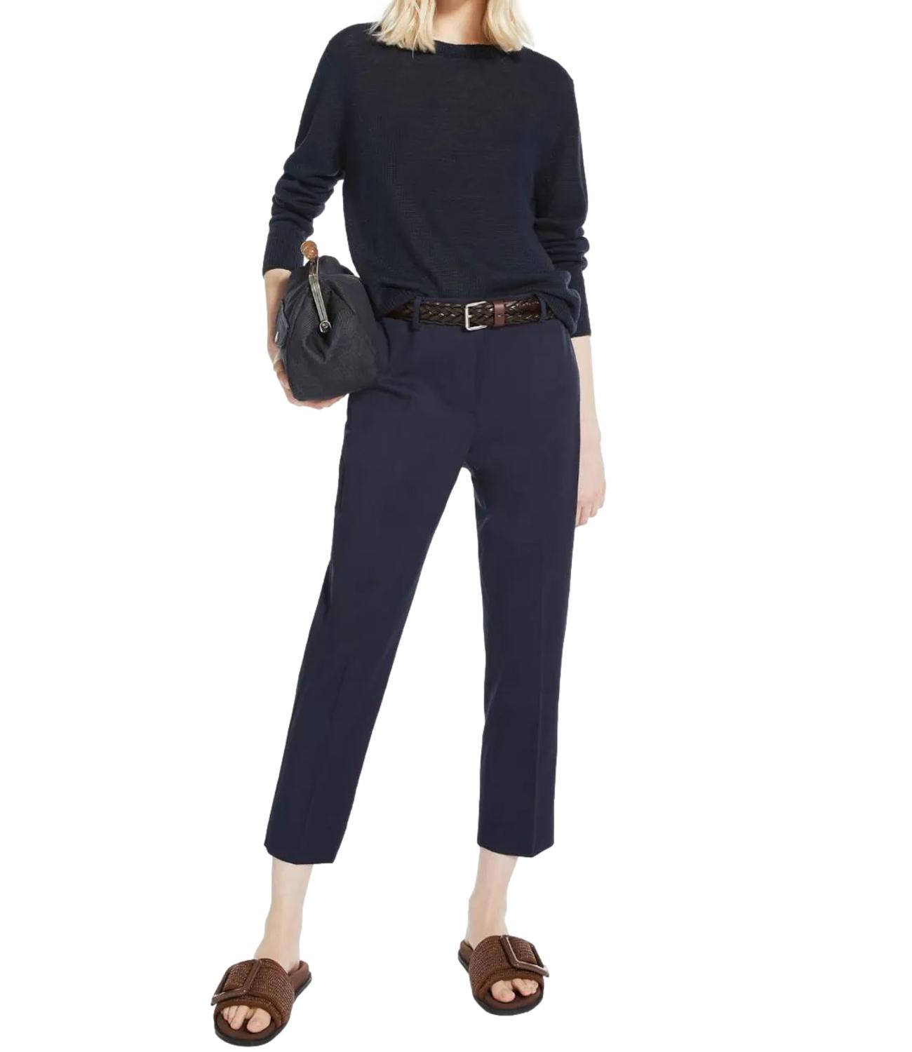 Max Mara Weekend Pantalone Blu da Donna