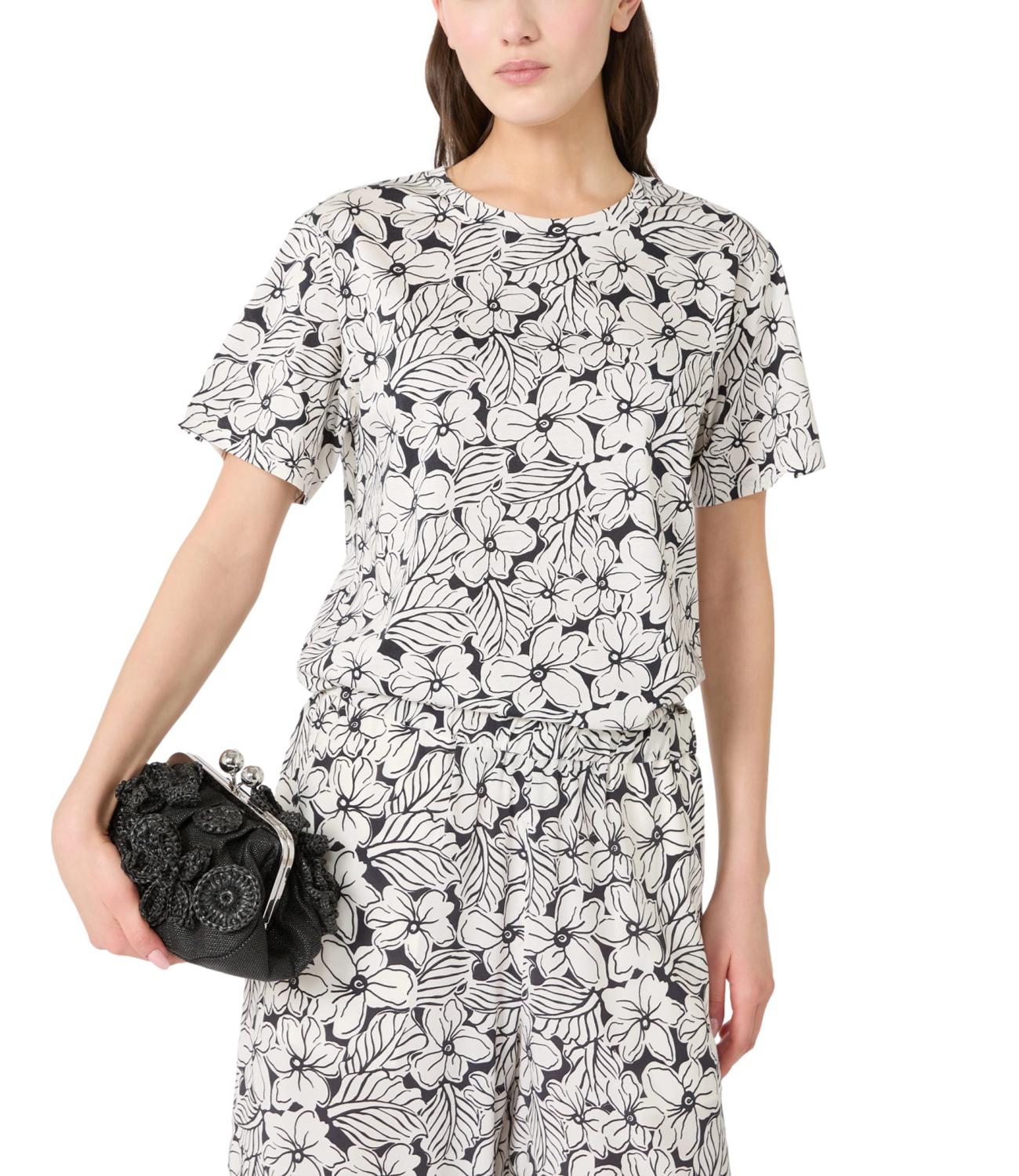 Max Mara Weekend T-Shirt Des.fiore Hawaii da Donna