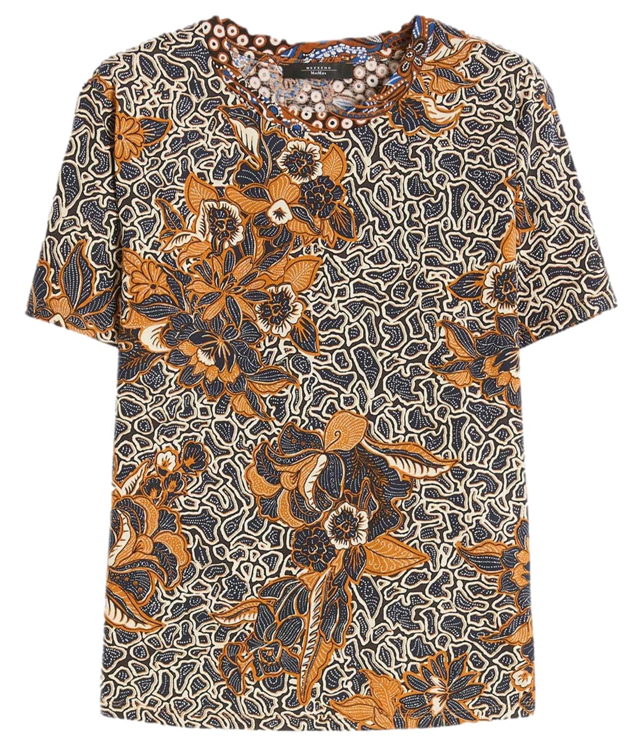 Max Mara Weekend T-Shirt Des.fiore Wax da Donna