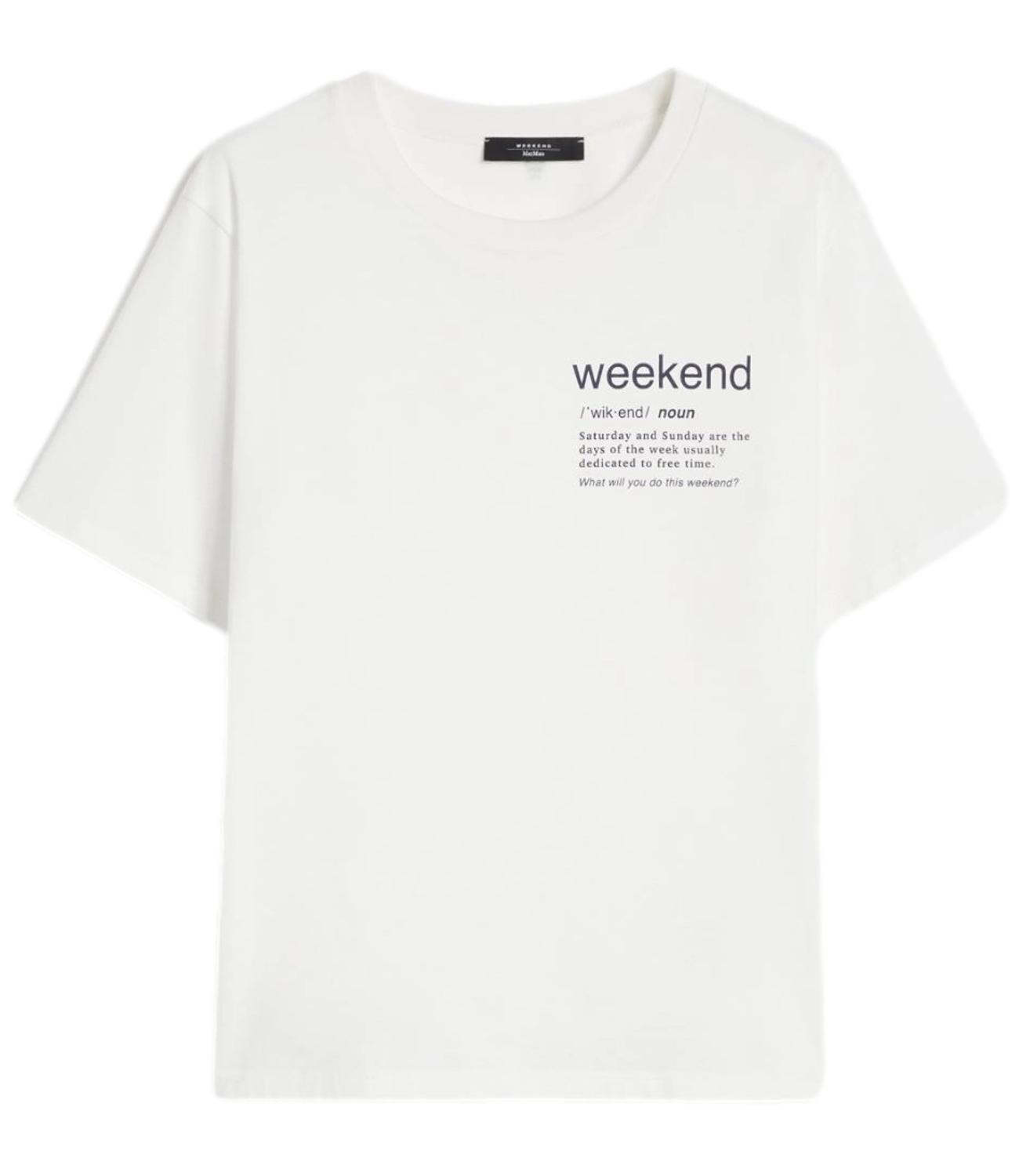 Max Mara Weekend T-shirt Wkdtenue Bianco Donna