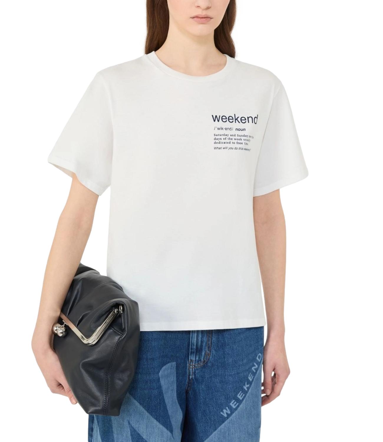 Max Mara Weekend T-Shirt Bianco da Donna