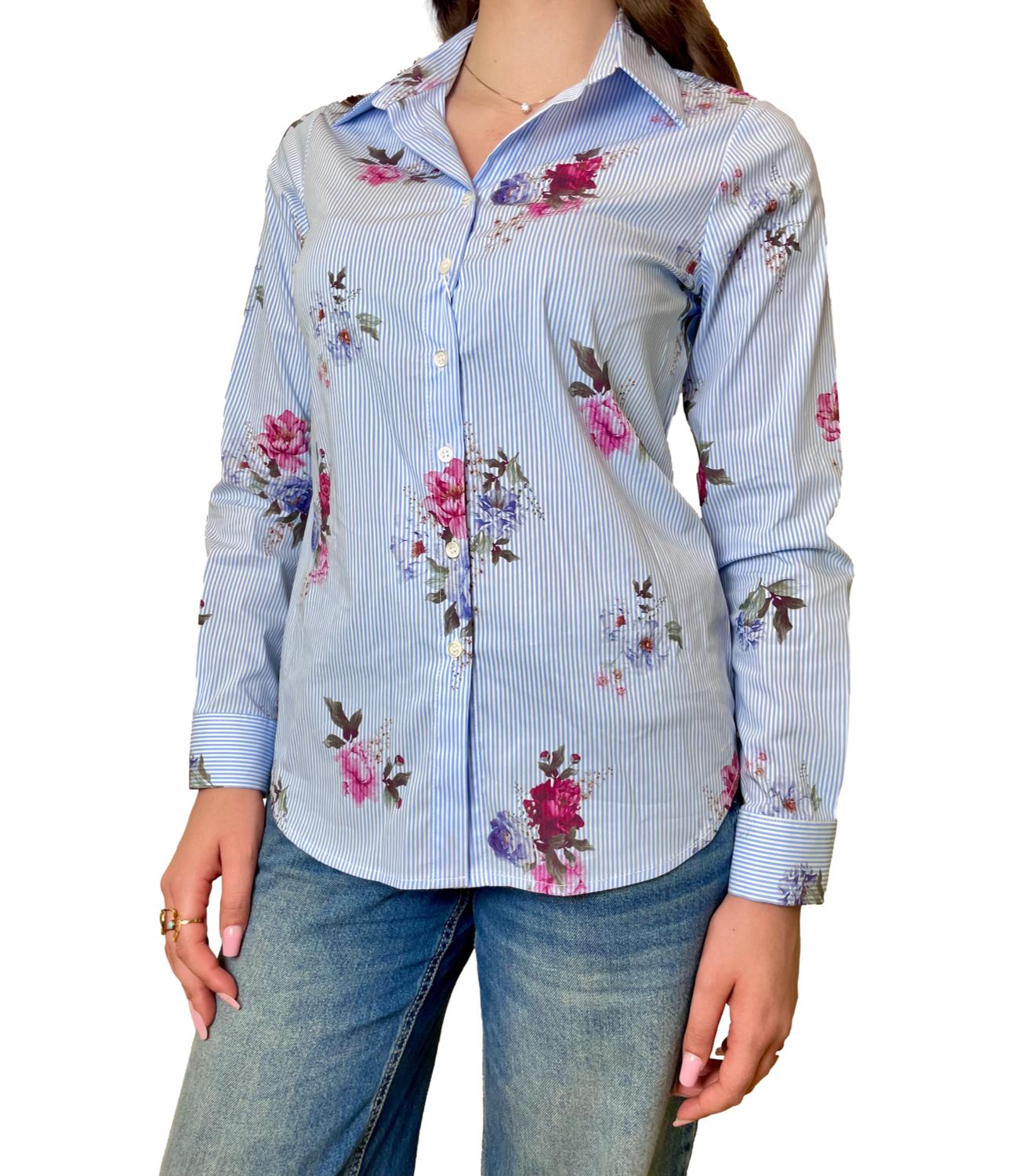 Motel Camicia Azzurro Donna