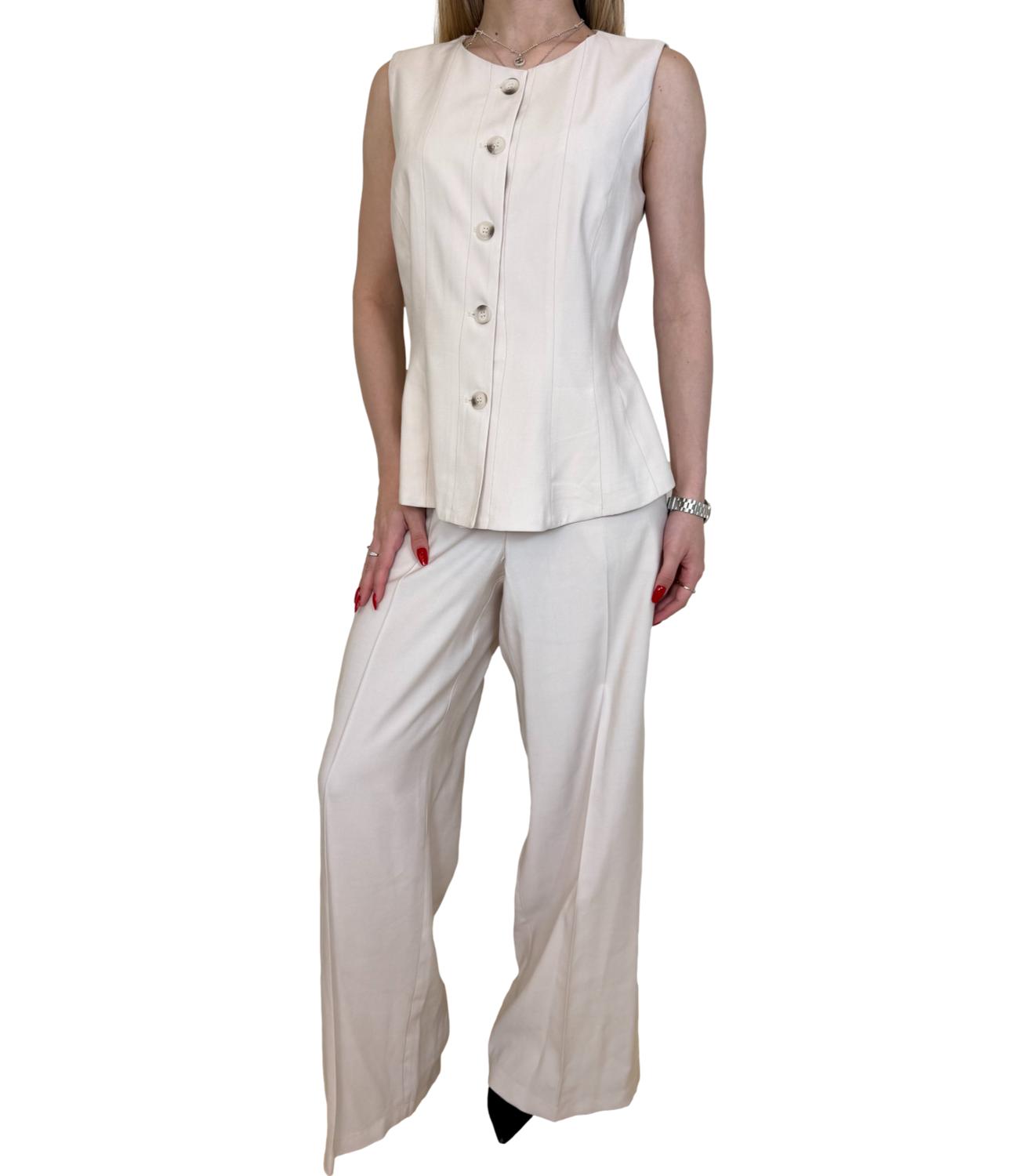 Motel Gilet Avorio Donna