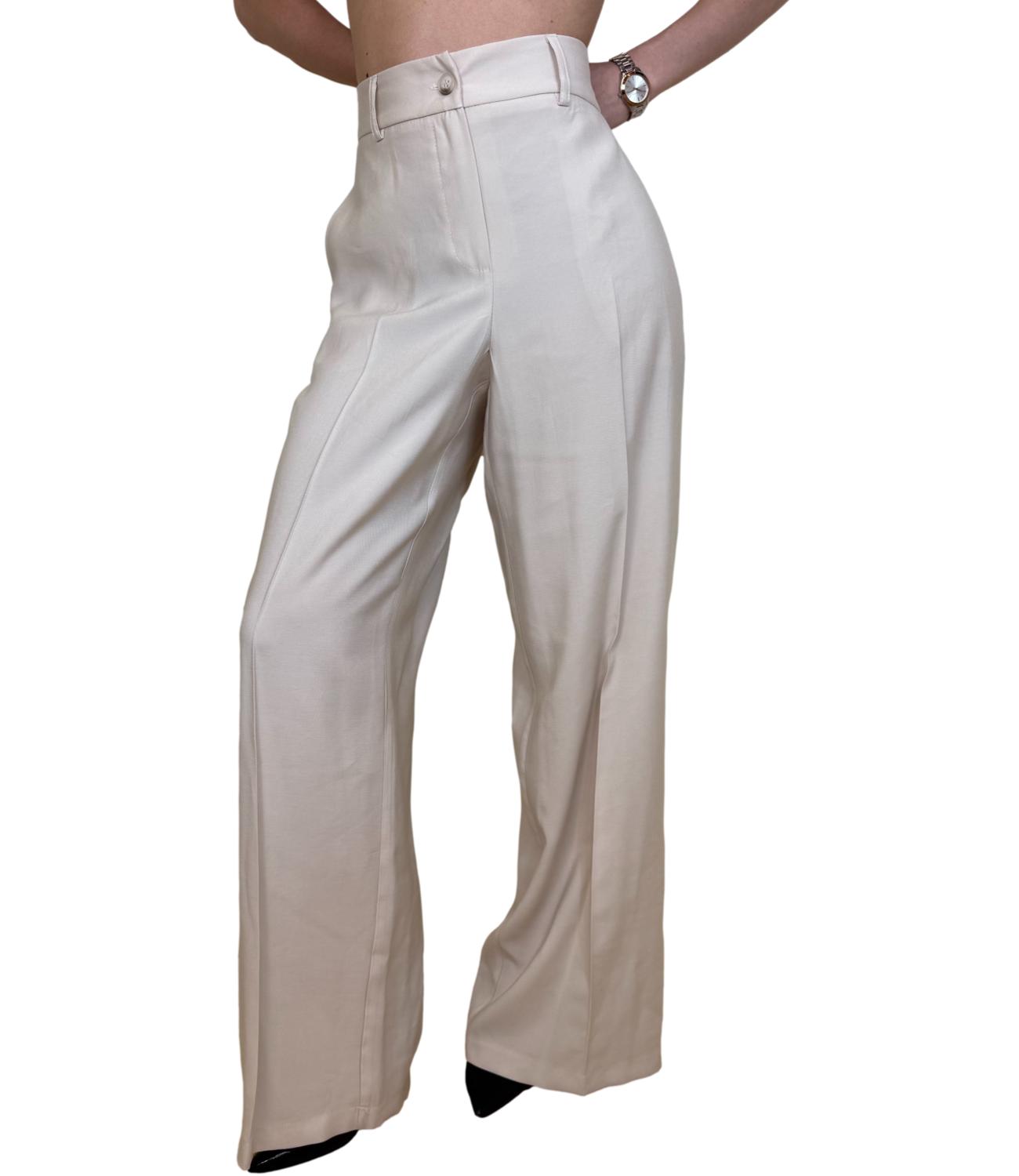 Motel Pantalone Avorio Donna
