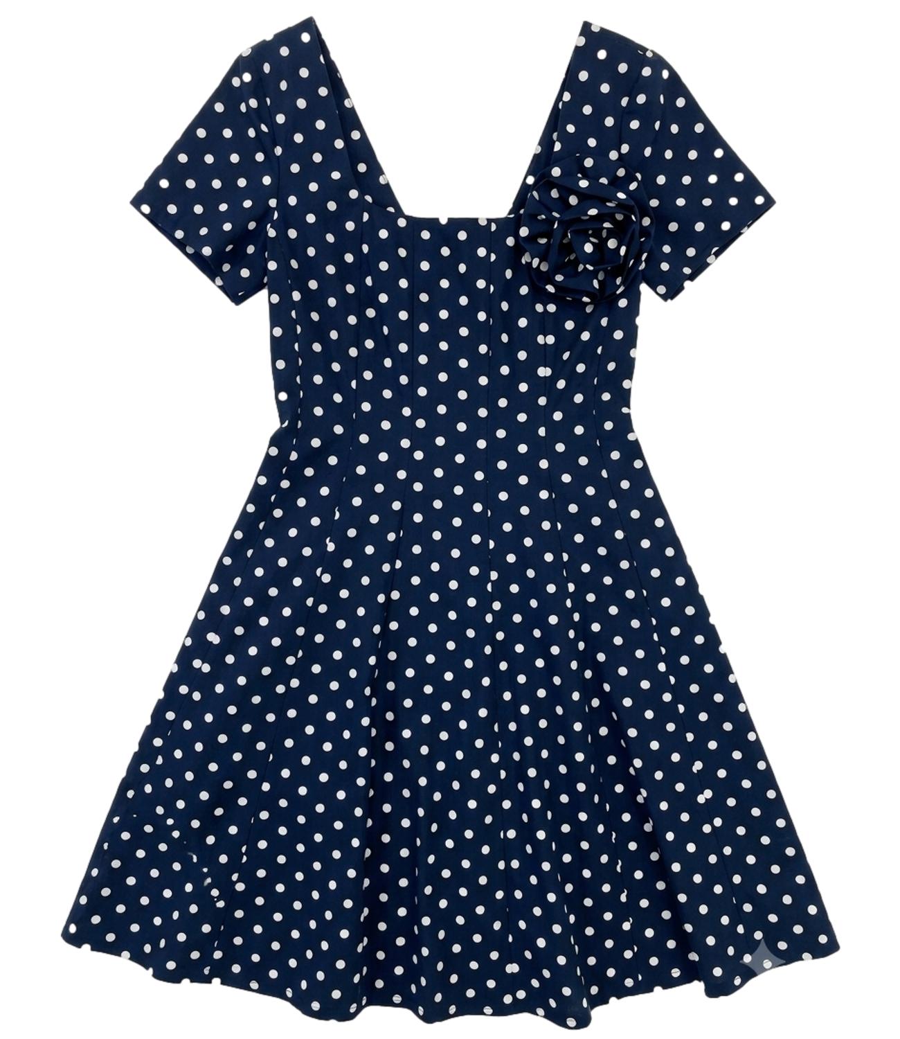 Motel Abito Blu/panna da Donna