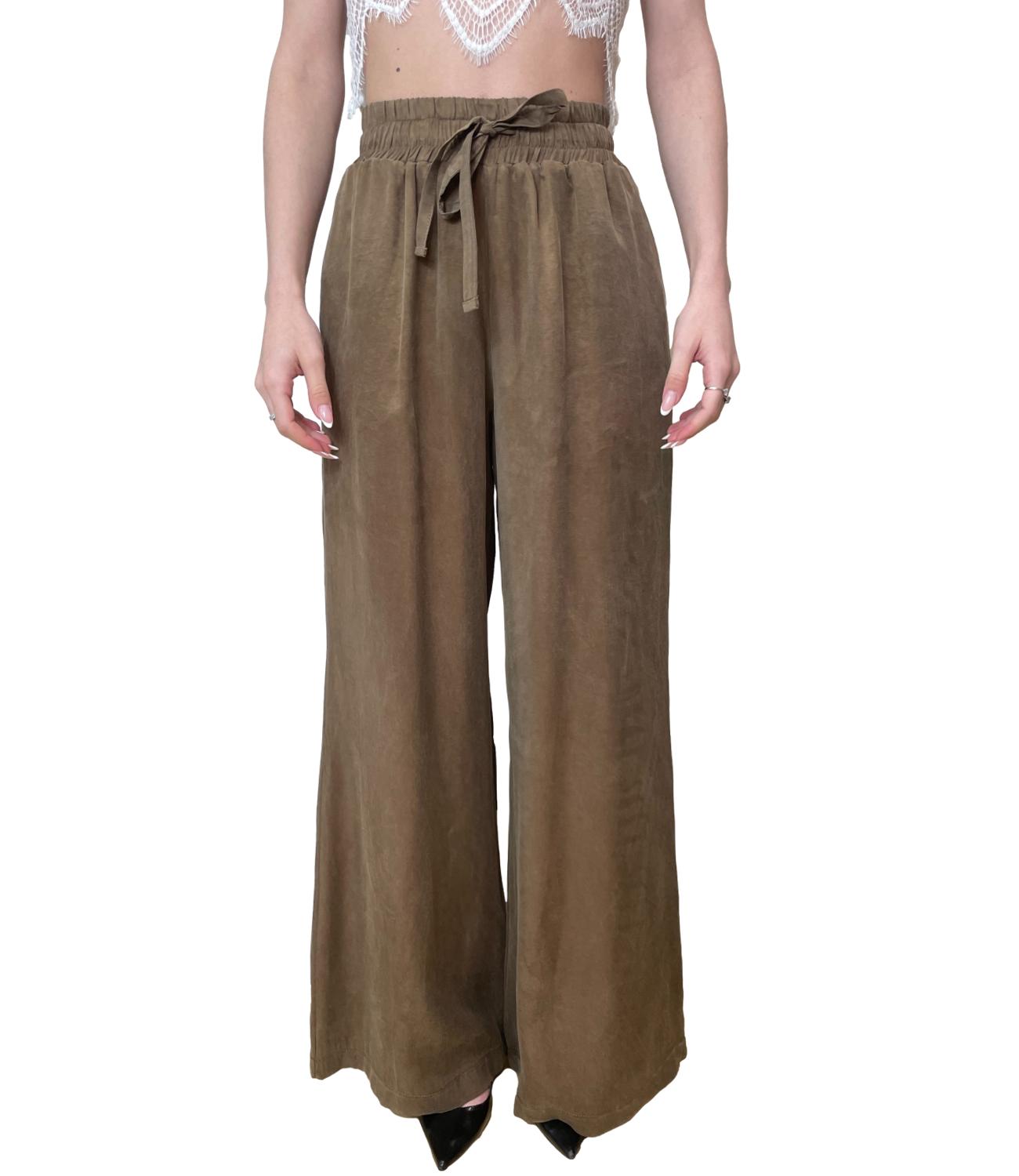 Motel Pantalone Marrone da Donna