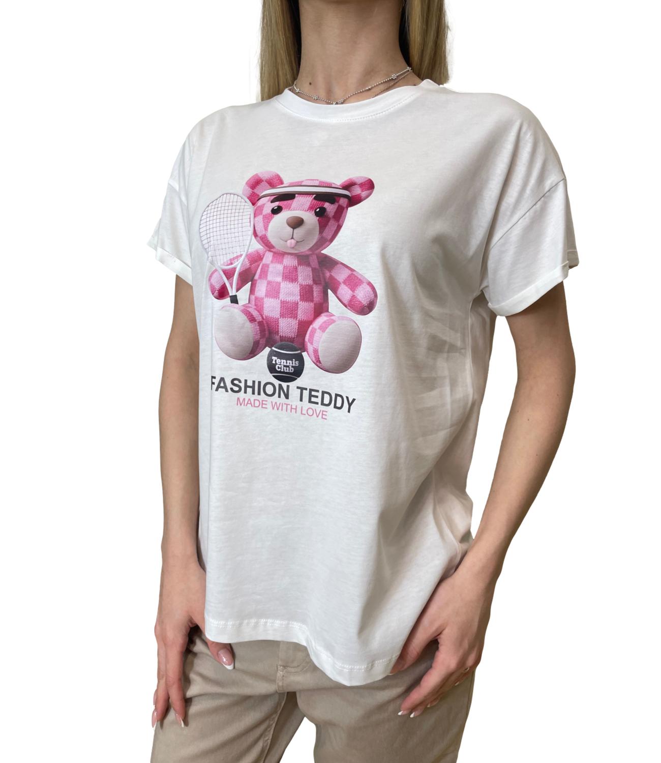 Motel T-shirt Bianco Donna