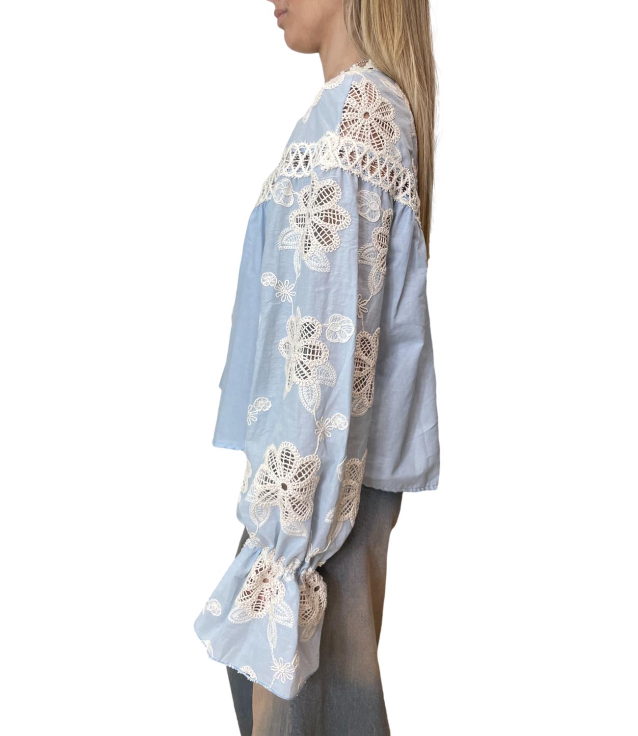 Motel Camicia Celeste Donna