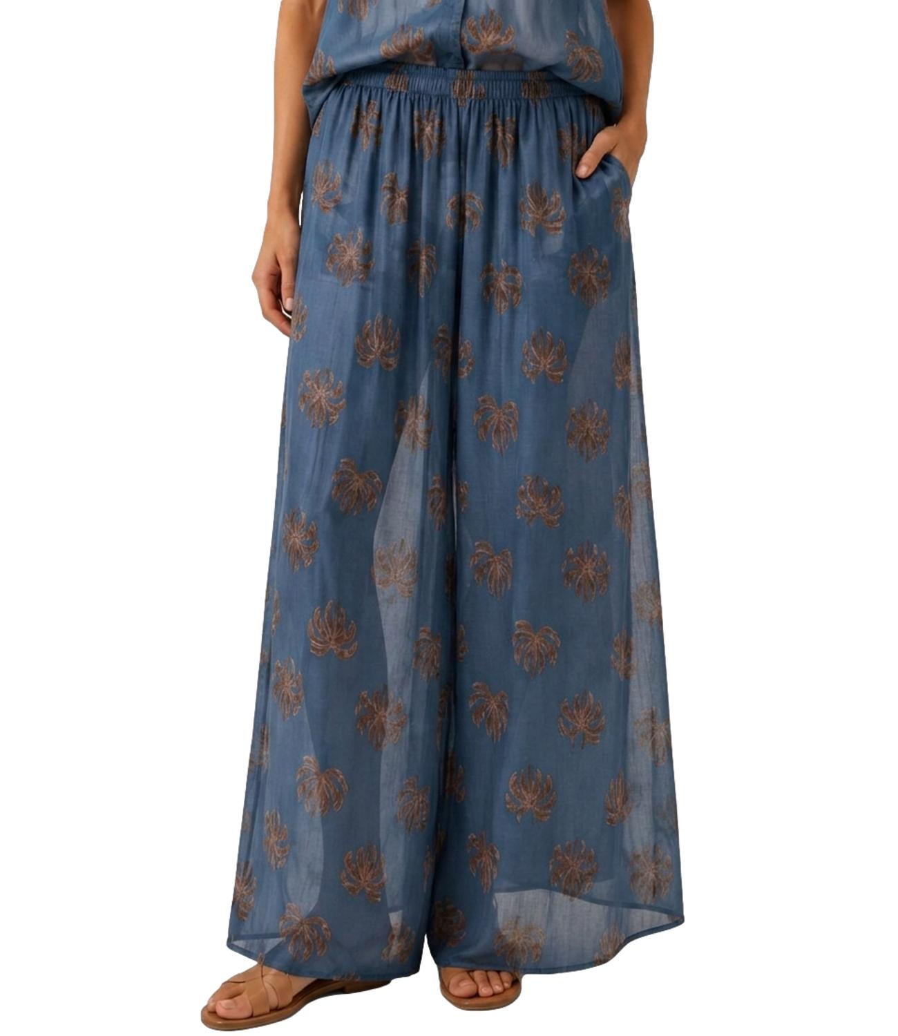 Myastreet Pantalone Azzurro da Donna