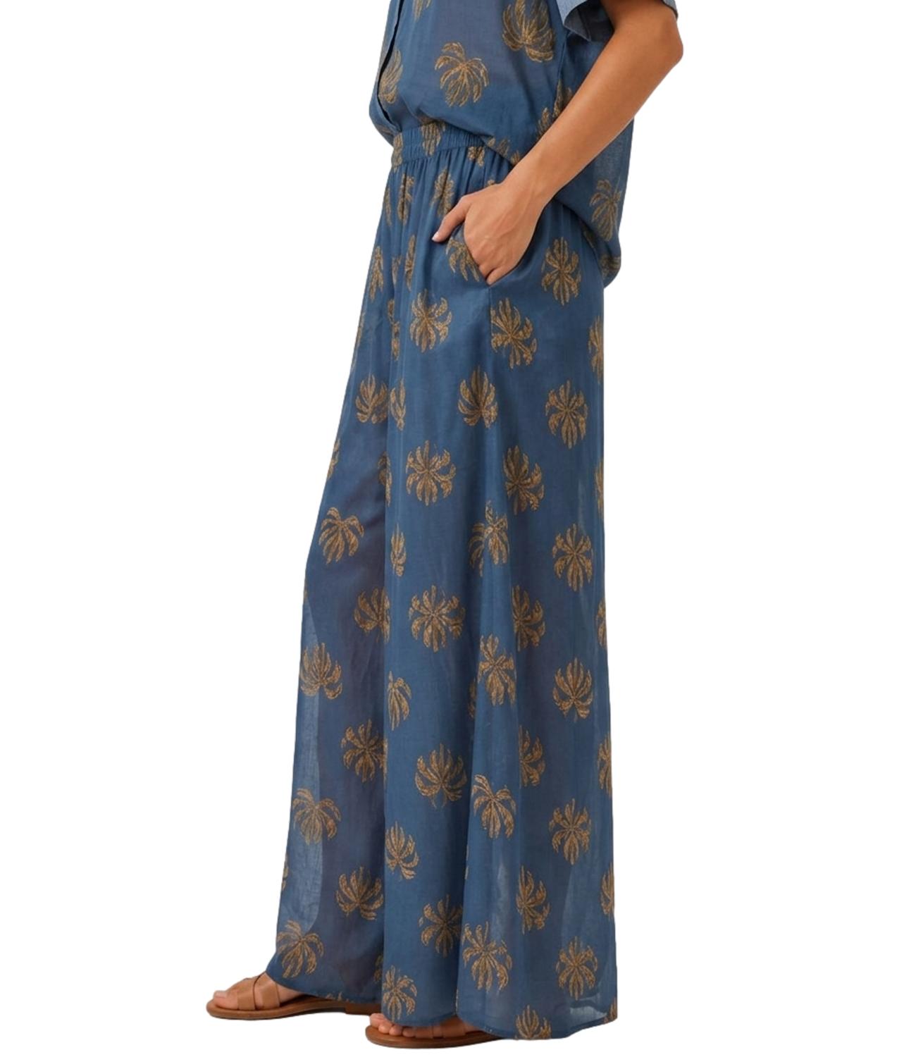 Myastreet Pantalone Azzurro da Donna