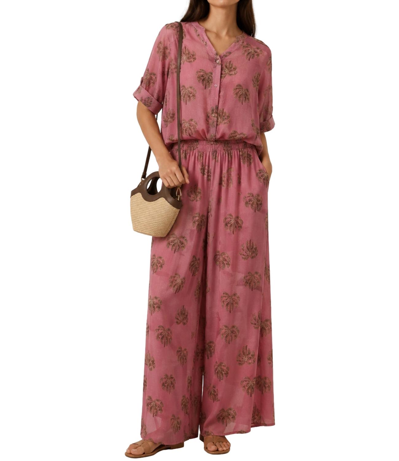 Myastreet Pantalone Rosa da Donna