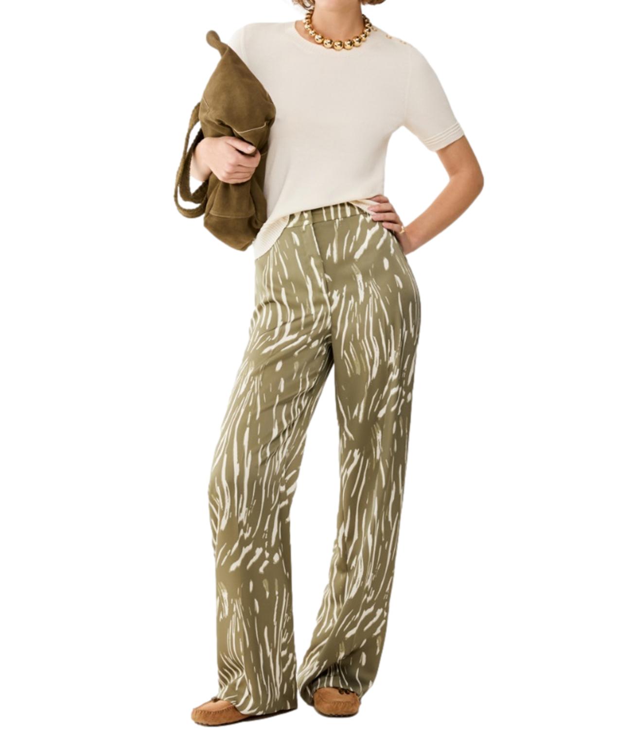 Penny Black Pantalone PBPFINANZA Zebra Verde Donna