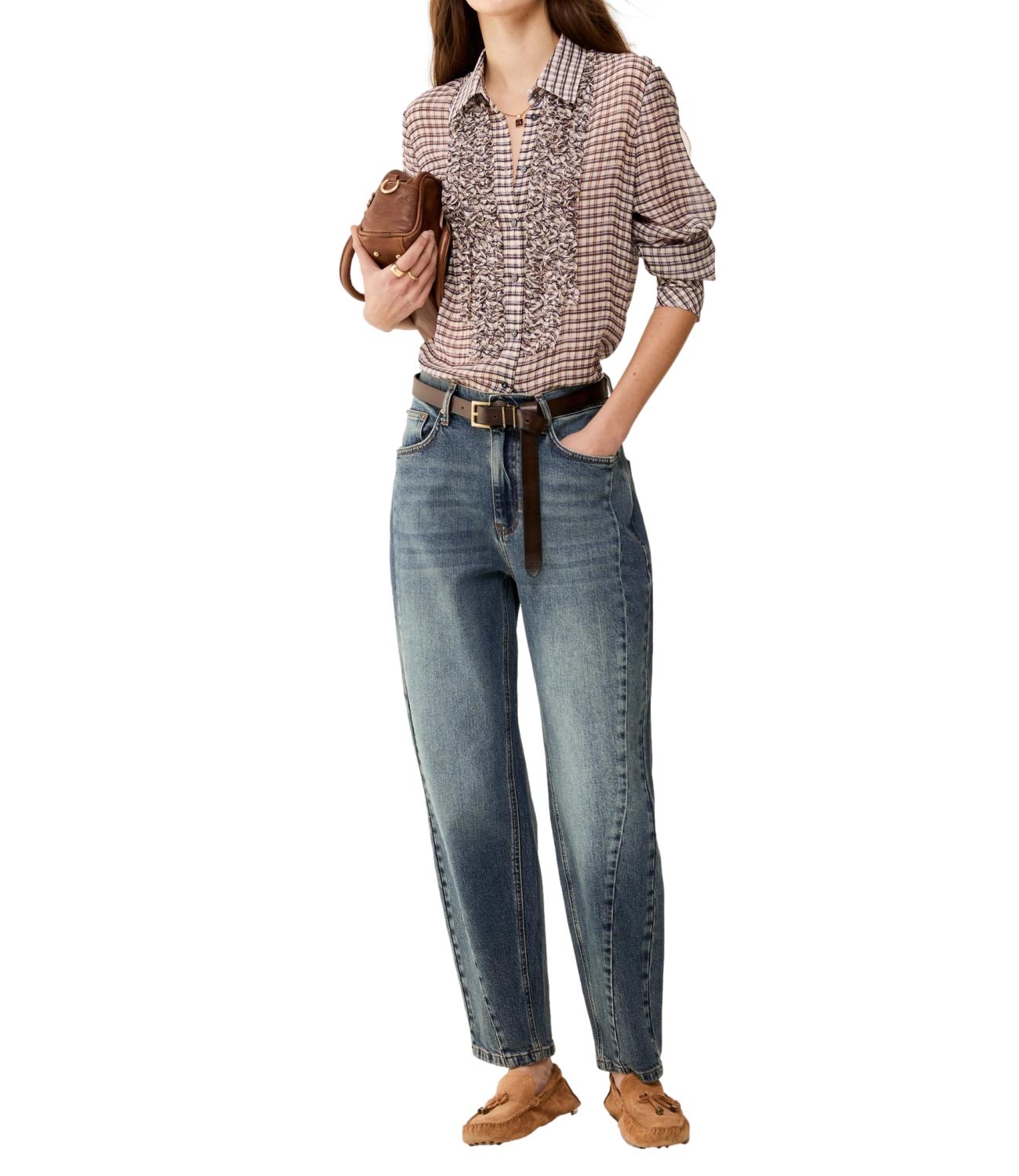 Penny Black Pantalone Blu Denim da Donna