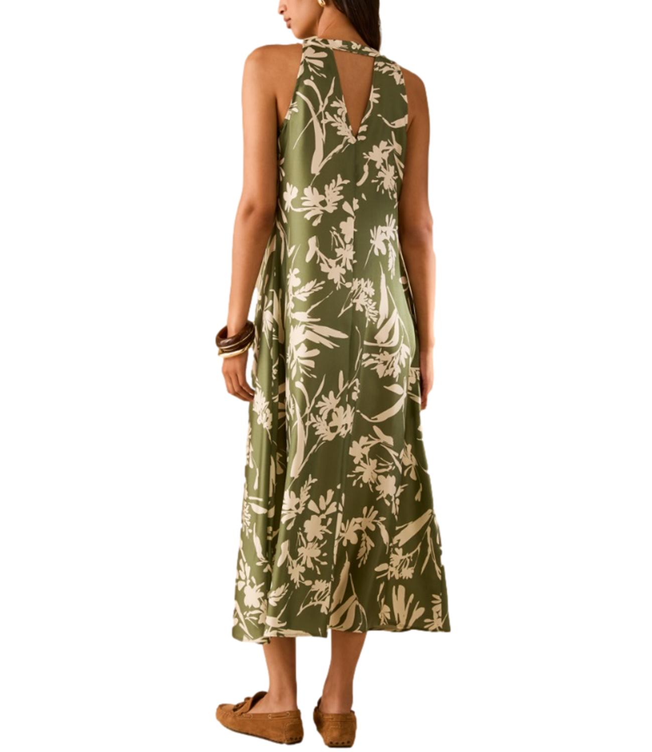 Penny Black Abito Floreale Verde da Donna
