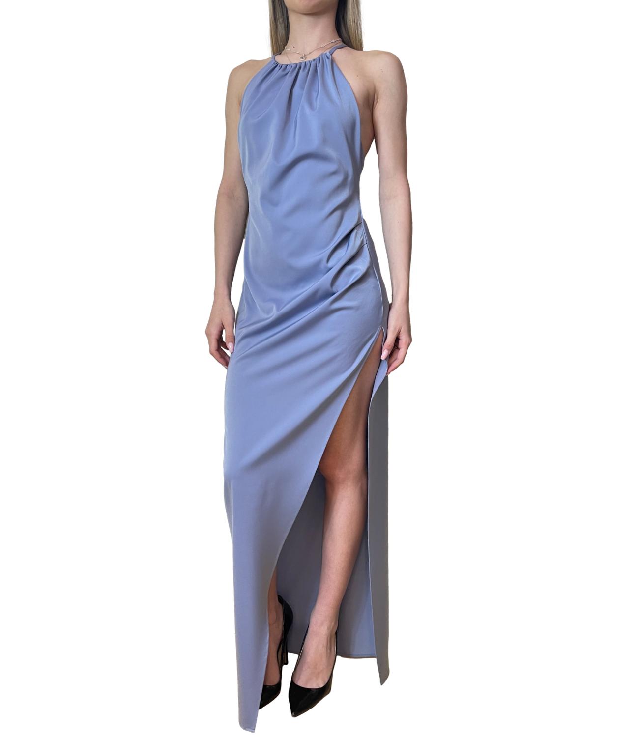 Silence Limited Abito Sensual Dress Dusty Blue Donna