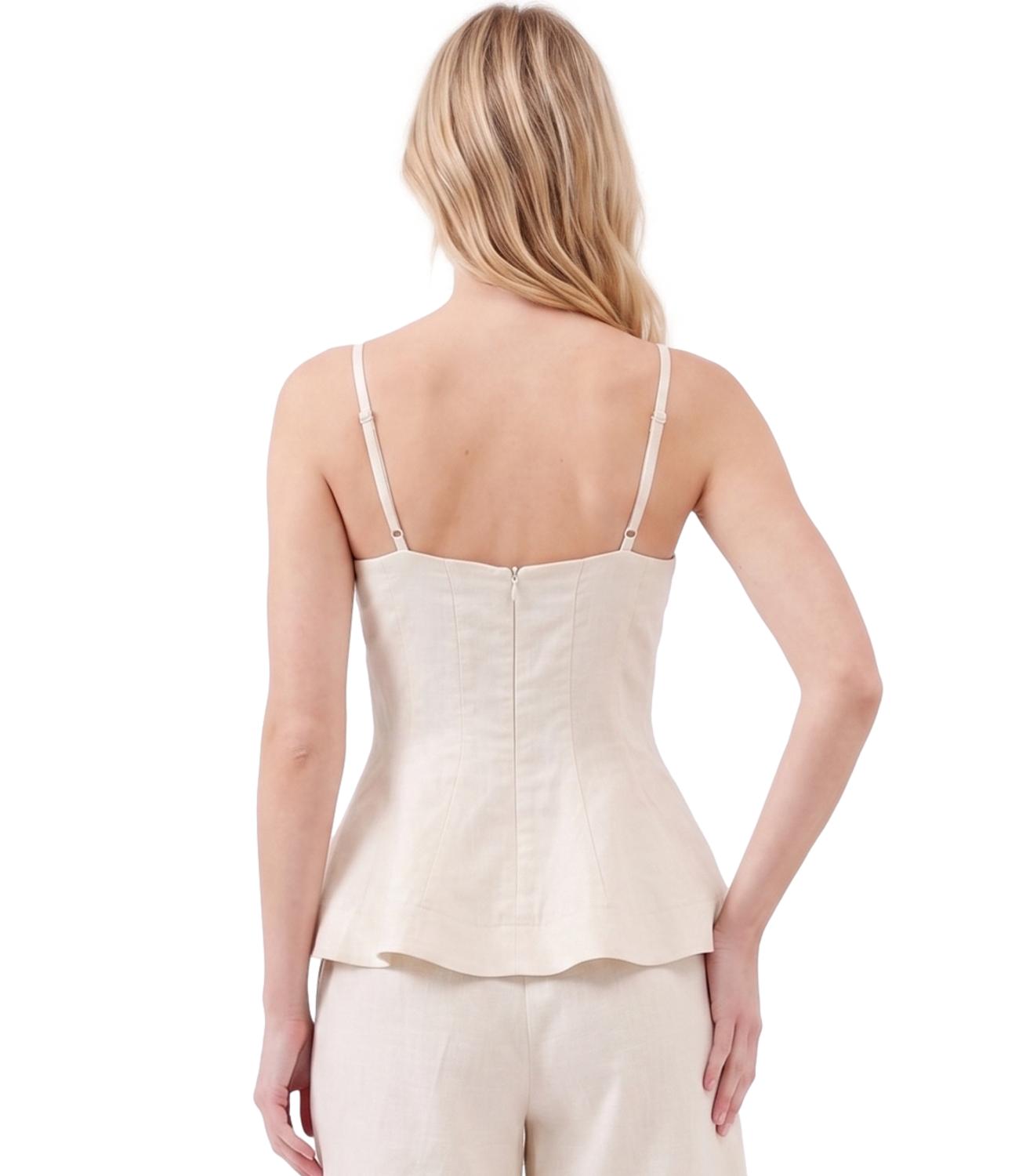 Silence Limited Top New Cream da Donna
