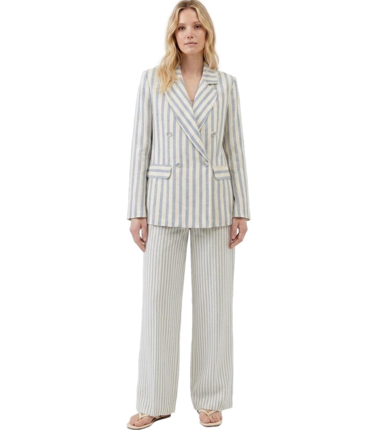 Silence Limited Pantalone Micro Blue da Donna