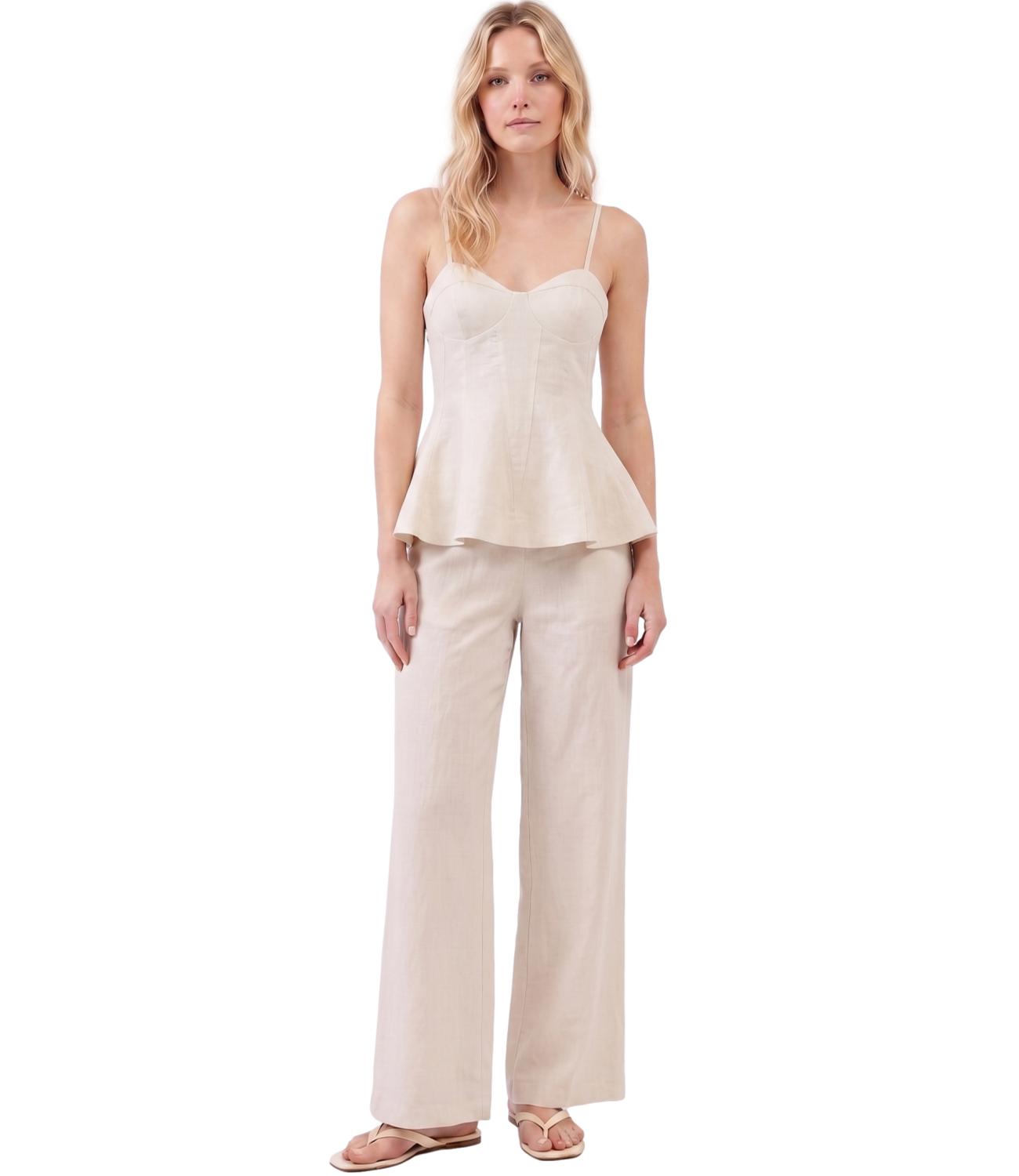 Silence Limited Pantalone New Cream da Donna