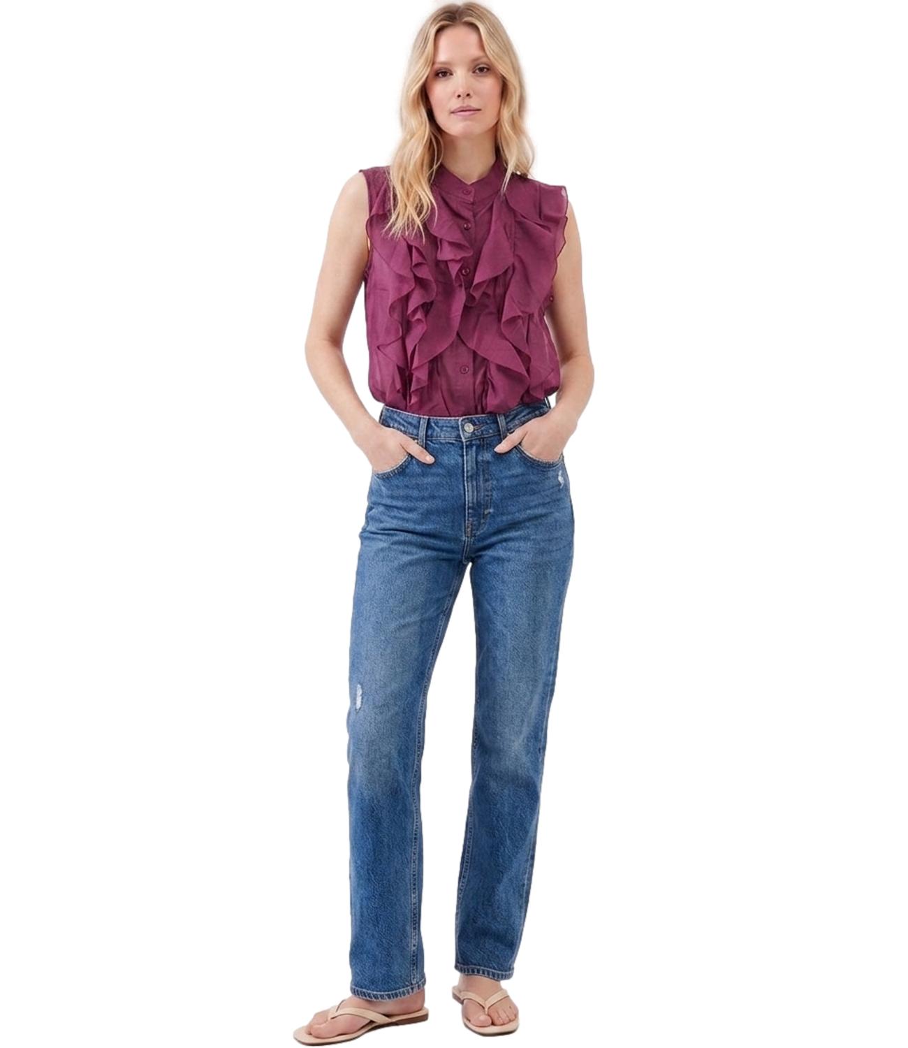 Studio it Canotta Bordeaux da Donna