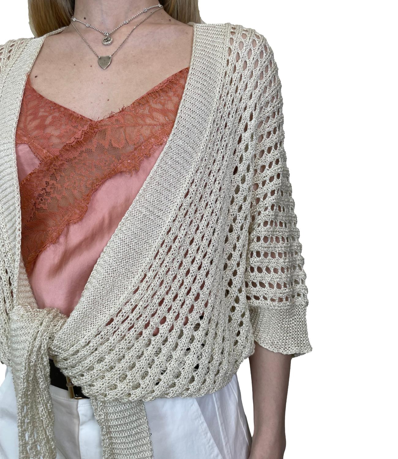 Studio it Cardigan Avorio da Donna