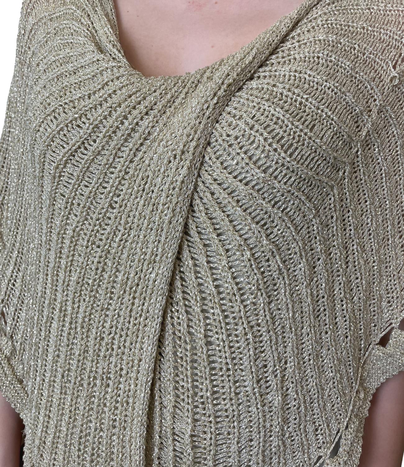 Studio It Poncho Oro Donna