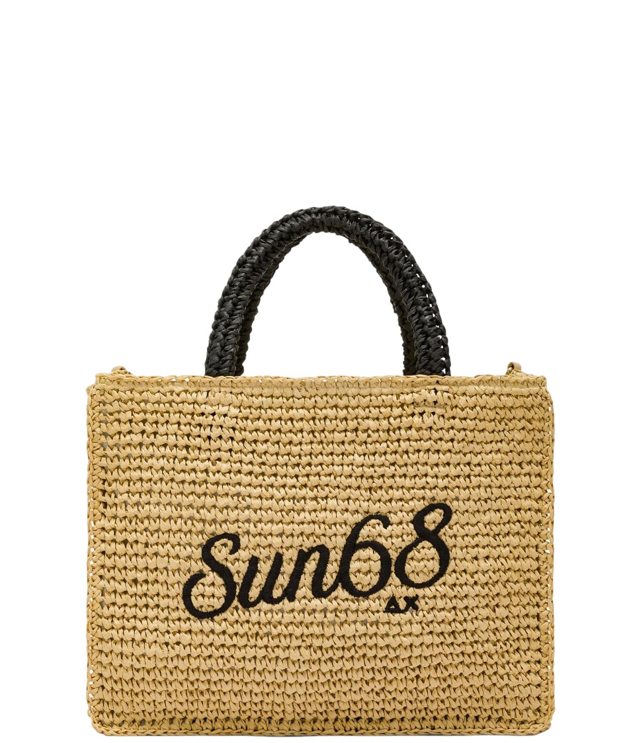 Sun68 Borsa Cali Rafia Beige Donna