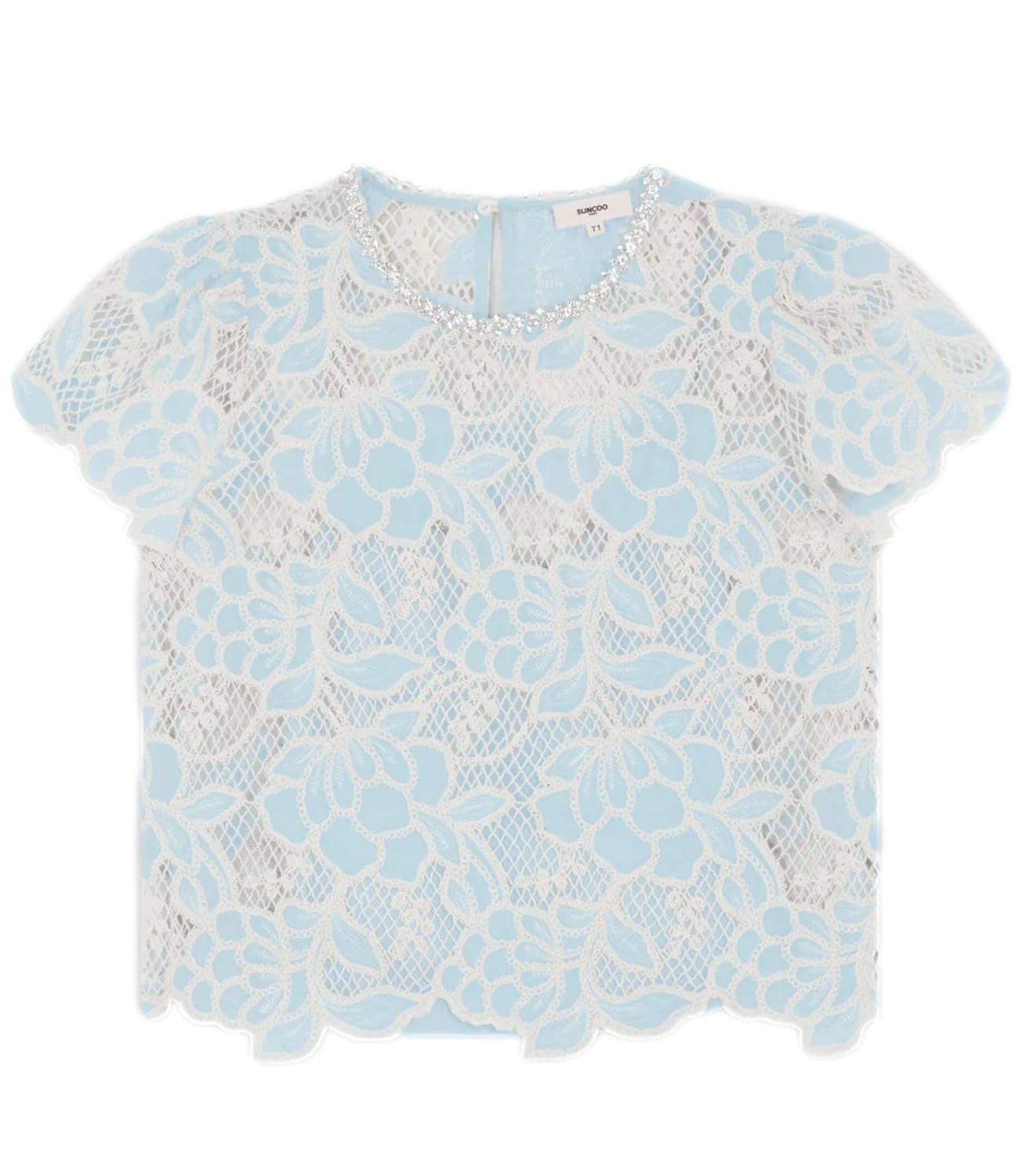 Suncoo Blusa LEXY Bleu Ciel Donna