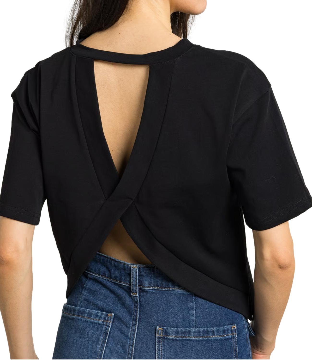 Suncoo T-Shirt Noir da Donna
